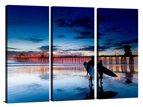 Huntington Beach Pier at sunset