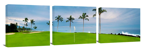 Waikaloa golf course at sunrise
