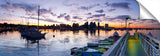 Panoramic view of San Diego city under the early morning twilight.