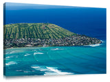 Helicopter over view