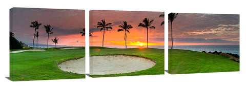 The 12th hole on the Kings golf course at Waikaloa, on the Big Island of Hawaii.