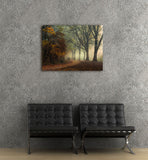 LAST COLORS OF FALL, Ready-to-Hang Photographic Print On Canvas