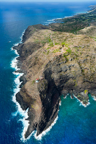 World famous Makapuu lighthouse on the lower east side of Oahu, Hawaii Photographic Print On Canvas By Sean Davey